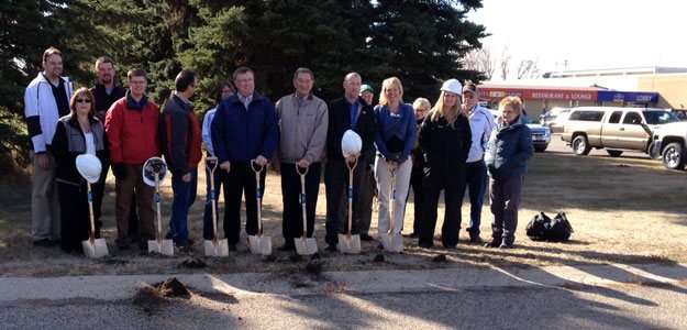 Groundbreaking in Rugby, ND